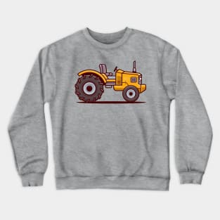 Tractor Farm Cartoon Illustration Crewneck Sweatshirt